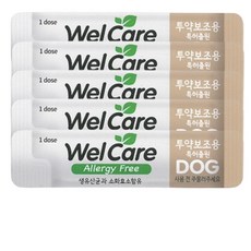  30p+1p 웰케어 락토믹스 생유산균 투약보조제 dog (2.2g) 31p 강아지용 