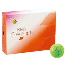 골프공 골프 볼 KIRASWEET FCLM12P 카스코 KIRA SWEET 풀 캐릭터 라임 1다스 Kasco 321248 - 캐릭터골프공