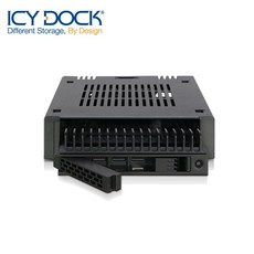 [ICYDOCK] ICYDOCK 2.5형 SSD/HDD 장착 하드랙 ICYDOCK MB741SP-B (3.5형 베이 장착[2.5형 SAS/SATA지원 하드랙)