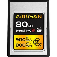 80GB CFexpress 타입 A 메모리 카드 최대 900MB/s 읽기 속도 및 800MB/s 쓰기 RAW 4K/8K 비디오 녹화용, 80G