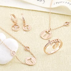 18k반지목걸이팔찌셋트