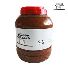 [가담] 30년전통 100% 국산콩 재래식 된장 5kg, 1개