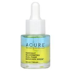 Acure 래디컬리 리쥬브네이팅 듀얼 페이즈 바쿠치올 세럼 20ml(0.67fl oz) 2팩