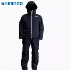 시마노(Shimano) 심플 낚시복 비옷 방수 고어텍스 GORE-TEX 레인슈트 블랙 갯바위 선상