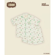 SPAO 스파오 [커햄] 눕자마자 들을엉 반팔 잠옷(LIGHT GREEN)SPPPE26U02 443751