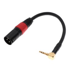 STK직각 3.5mm 남성 - 남성 xlr 스플리터 스피커 믹서 마이크로폰 케이블, 단일상품