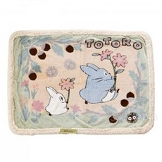 토토로 뽀글이 담요 나뭇잎 70X100