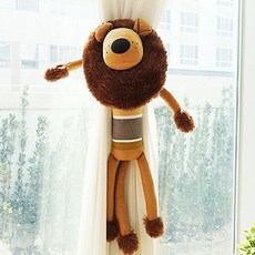 동물커튼타이백