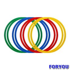 [ForU] 축구 스텝 연습 훈련용 후프 세트 8P 골대 슛연습 용품 스탭연습 훈련 휴대용