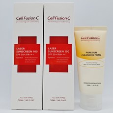 셀퓨전씨 레이저 썬스크린 100 SPF50+ PA+++, 45ml, 2개