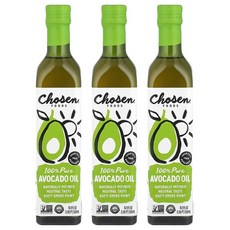 초슨푸즈 초슨푸드 100% 퓨어 아보카도 오일 다목적 쿠킹오일 500ML x 3개