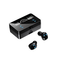무선 이어폰 블루투스 헤드셋 헤드폰 Iso Android 용 X3 5.1 Tws 스포츠, 검은 색
