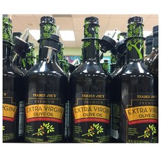 Trader Joe's 트레이더조 프리미엄 엑스트라 버진 올리브 오일 32oz(946ml) 2팩, 2개, 946ml