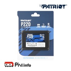 패트리어트 P220 512GB SATA 3D TLC 파인인포