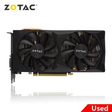 눈꽃 슬러시 얼음음료 슬러시 중고 ZOTAC RTX 2060 비디오 카드 GPU RTX2060 GDDR6 192 비트 게이밍 그래, 한개옵션1, 한개옵션0, 1개