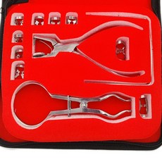 1 set tooth care dental dam perforator dental dam 구멍 펀처 플라이어 치과용 고무 댐 펀처 실험실 교정 도구, 툴킷이있는 12pcs, 01 12pcs with toolkit - 덴탈댐