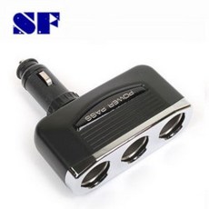 차량용시거잭 시거잭충전기 멀티 USB 소켓 삼진 SF다이렉트3구소켓, 레드