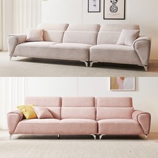 아쿠아텍스 조야 패브릭 4인용 모듈 쇼파, 4인용쇼파_이브닝핑크, 선택안함