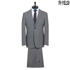 지이크 그레이 사이드 벤트 투 버튼 정장 슈트 PEJAE2037 PEPAE2237