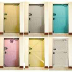꾸미 폼나라 꾸미현관문 리폼 키트 8색상 시공간편 DIY 폼블럭 단열, 리얼화이트