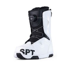 방수 스노우보드 보아 부츠 장비 신발 방한 스키 따뜻한 겨울 와이어 스노우 보드화 세트, 245, 2200화이트