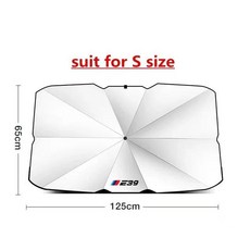자동차 앞 유리 햇빛가리개 BMW e90 e91 e92 e 93 m3 e60 e61 e39 e46 f30 단열 천, 3.For E39 S, 1개