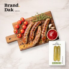 [브랜드닭] 닭가슴살 소시지 깻잎