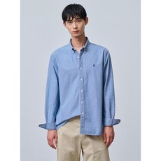 빈폴멘 남녀공용 여름 데님 셔츠 스카이 블루 BC4464C97Q 1060000