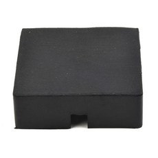 자동차 모형 잭 패드 범용 지지대 빔 블랙 블록 리프트 유지 보수 내구성 고무 가위 70x70x25mm, 1개