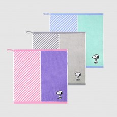 송월 스누피 스플릿36 30수 면 고리 수건 타올, 03_스누피 스플릿36_하늘, 1개