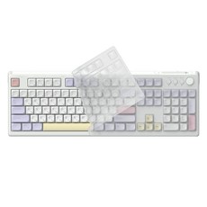 한성컴퓨터 OfficeMaster 유무선 저소음 멤브레인 키보드, Purple Heart, GK104, 제조사축