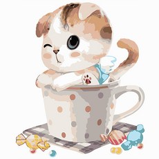 민화고양이