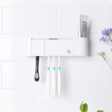 [메디슨 주식회사] 오투케어 오픈형 칫솔살균기 벽걸이 전용 BS-3000s 4color, 화이트(BS-3100s)