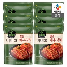 비비고 썰은배추김치 500g x 6개