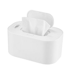 휴대용 USB 스마트 비 닦아 따뜻하게 디스플레이 화면 난방 조직 BoxWet 수건 디스펜서 냅킨 난방 상자, 1개, White