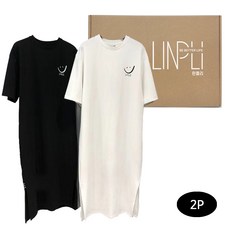 린플리 차르르 여성 데일리 루즈핏 원피스