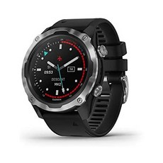 Garmin Descent Mk2 시계 스타일 다이브 컴퓨터 멀티스포츠 트레이닝스마트 기능 블랙 밴드가 있는 스, Black_Descent Mk2, Black