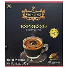 베트남 킹커피 에스프레소 프리미엄, 1개, 100개입, 250g, 2.5g