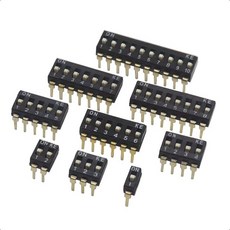 토글 스위치 DIP SMD 1 2 3 4 5 6 8 10 핀 ibuw 슬라이드 스위치 소켓 1 2 3 4 5 6 8 10 비, 02 10 Pin, 01 10PCS