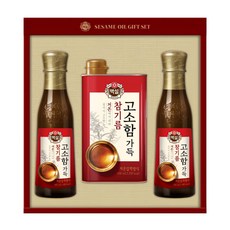 CJ BEKSUL 白雪 麻油2號禮品組+禮品袋, 1組
