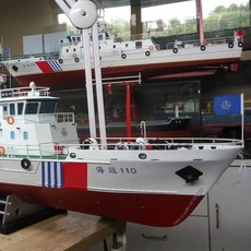 35 RC 순찰 보트 모델 키트 DIY 수제 조립 선물 완제품 리모컨 Haixun 110, Finished ship model