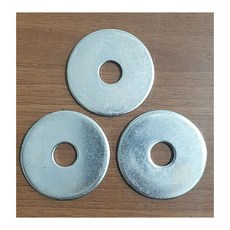 평와샤(대와샤)M8X25X1.5T 1봉 200개 백색 슈와샤, 1개