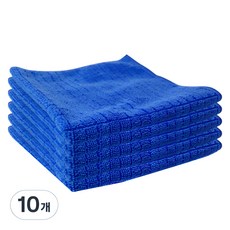 World Clean 高品質圍棋超細纖維手拖藍色, 10個