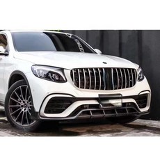 탄소 섬유 스타일 앞 범퍼 스포일러 립 자동차 액세서리 2015 최대 W235 GLC43 GLC63