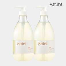 아미니 약산성 단백질 두피케어 샴푸 베이비파우더향 1000ml 2개