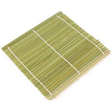 대나무 정사각 모밀발 17x17 면기받침 튀김받침 김발 모밀판 일식 1, 1개