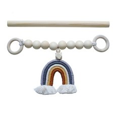 비즈발커튼무지개