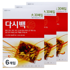 티앤씨일렉트로닉스 다시백 대, 대(L), 30개, 6개
