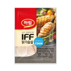 (신선) 하림 IFF 닭가슴살 2kg, 1개