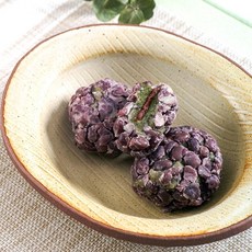 제주 사랑 오메기떡 통팥 흑임자 콩가루 30개 간식 먹거리 기념품 선물, 콩가루30개, 60g
